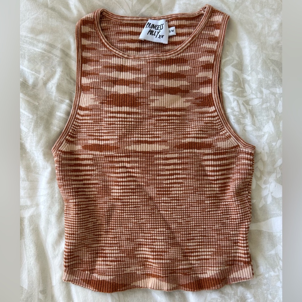 Princess Polly Tank Orange US S M